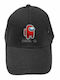 Takeposition Kids' Hat Jockey Fabric Among Us Black