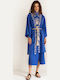 Long Women's Kimono Blue