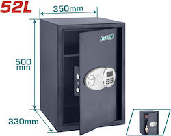 Total Χρηματοκιβώτιο με Ψηφιακό Κλείδωμα Διαστάσεων Μ50xΠ35xΥ33cm με Βάρος 17kg TESF5001