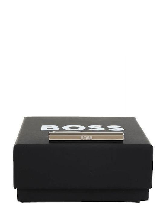 Boss Silver Tie Clip Silver Boss Silver Tie Clip Silver