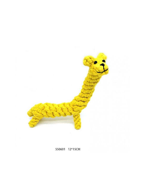 Dog Toy Rope Yellow 12cm