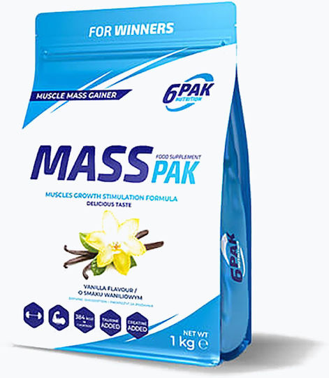 6Pak Nutrition Mass Pak с Креатин & Вкус Ванилия 1kg