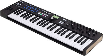 Arturia Midi Keyboard KeyLab Essential MKIII με 49 Πλήκτρα σε Μαύρο Χρώμα