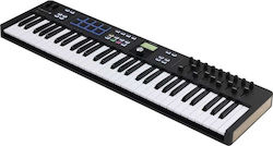 Arturia Midi Keyboard KeyLab Essential MKIII με 61 Πλήκτρα σε Μαύρο Χρώμα