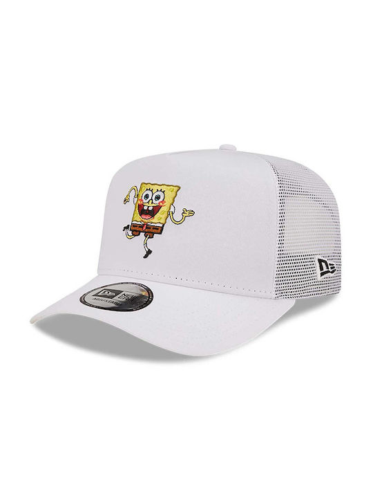 New Era Spongebob Nickelodeon Jockey mit Netz Weiß