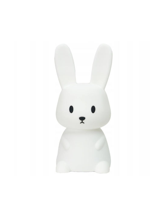 innoGio Led Παιδικό Διακοσμητικό Φωτιστικό Rabbit με Εναλλαγές Χρωματισμών Λευκό