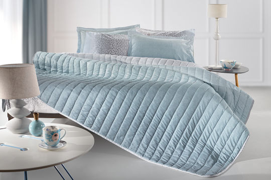 Guy Laroche Dotty Κουβερλί Υπέρδιπλο Aqua 220x240cm