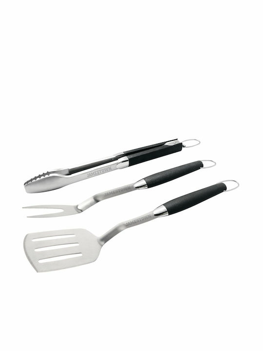 Jamestown Set de 3 unelte BBQ cu Furculiță, Spatula și Pensete