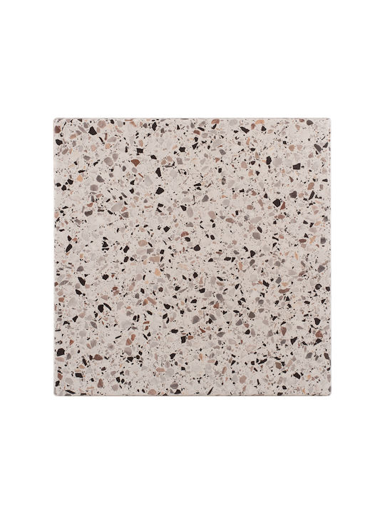 HomeMarkt Square Table Surface Werzalit in Beig...
