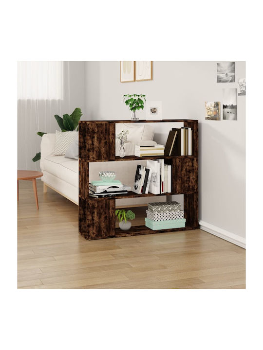 Bibliotecă Stejar Fumuriu 100x24x94 cm