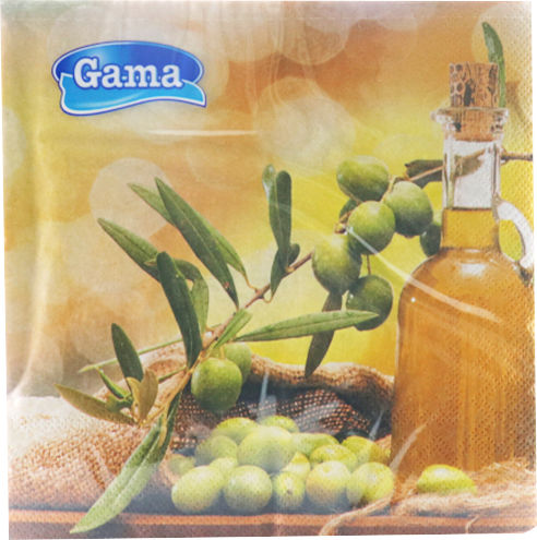Gama Brands Șervețel Luxury Multicoloră 33x33cm. 20buc