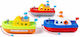 Boat 31cm Plastic Boat with Figure 3 Colors Polesie