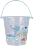 Little Dutch Plastic Beach Bucket Blue 5 cm