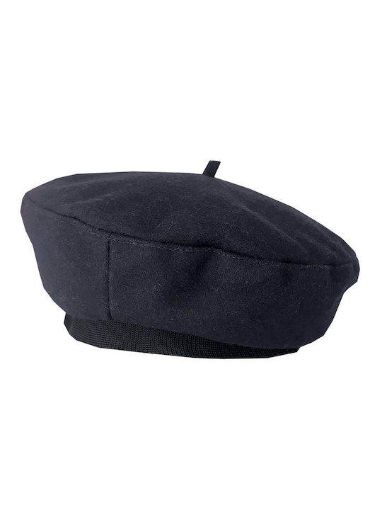 Jacques Hermes Υφασμάτινo Ανδρικό Καπέλο Μαύρο