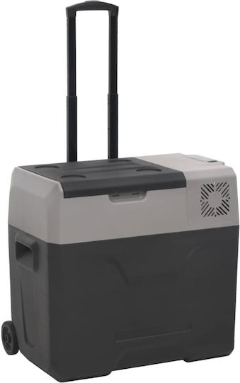 vidaXL Φορητό Ψυγείο 50lt Μαύρο