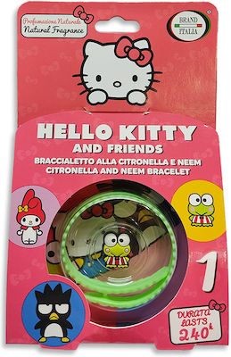 Brand Italia Insect Repellent Band Green Hello Kitty for Kids
