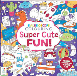 Hinkler Kaleidoscope Colouring Super Cute Fun