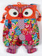Silk Fashion Eule Kinder Rucksack Rucksack Orange 28cmx35cmcm