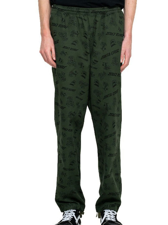 SANTA CRUZ UNITE CEDAR BEACH BUM PANTS GRÜN