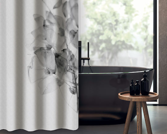 Saint Clair 118 Duschvorhang Stoff 180x200cm Gray Saint Clair 118 Duschvorhang Stoff 180x200cm Gray