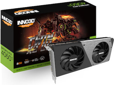 Inno 3D GeForce RTX 4060 Ti 8GB GDDR6 Twin X2 OC Κάρτα Γραφικών