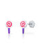 Lapetra Children's Earrings Lollipop Silver 925-Enamel