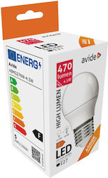 Avide ABMG27NW-4.5W LED Bulbs for Socket E27 and Shape G45 Natural White 470lm Dimmable 1pcs