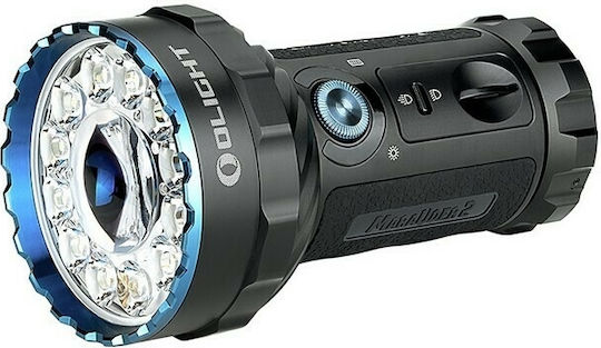 Olight Rechargeable Flashlight LED IPX8 with Maximum Brightness 14000lm Marauder 2 Black