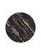 Freebox Round Table Surface Werzalit Black Gold 60x60x2.5cm