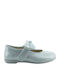 Kids Ballerinas with Hoop & Loop Closure White
