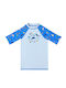 Slipstop Costum de baie pentru copii Rashguard Albastru deschis