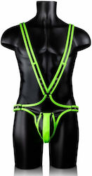 Shots Glow In The Dark Harness Body Πράσινο