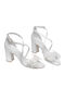 Leder Sandalen Weiß