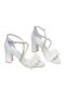 Leder Sandalen Weiß