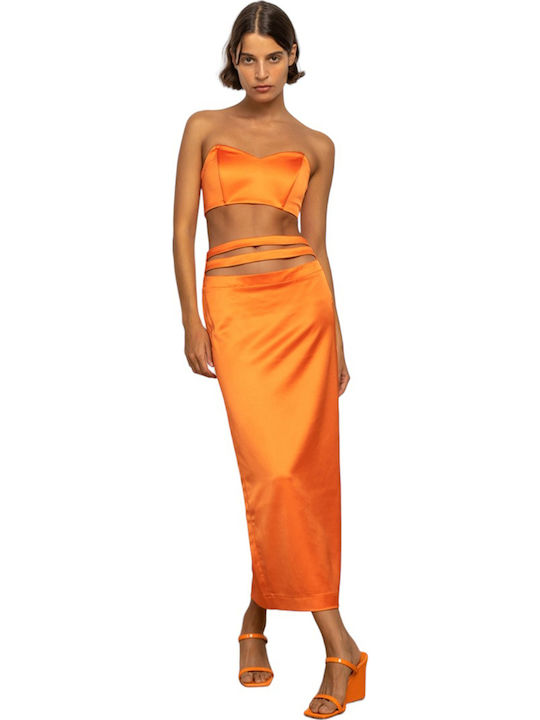 Stefania Vaidani Blouse Orange