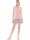 Pink Label Summer Women's Pyjama Set Pink
