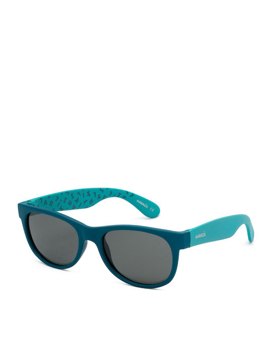 Marasil Square Kids Sunglasses Blue