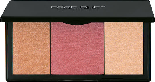 Erre Due Blush Color Παλέτα με Ρουζ 303 Blossom Buddy 10gr