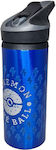 Stor Kids Stainless Steel Water Bottle with Straw Blue 710ml