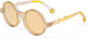 Olivio & Co Round Kids Sunglasses with Polarized Lenses Terracotta Terra Collage for 3-12 Years