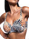 Bluepoint Underwire Bikini Bra with Adjustable Straps Multicolour Floral