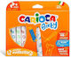 Carioca Baby Washable Drawing Markers Set 12 Colors 12602------2