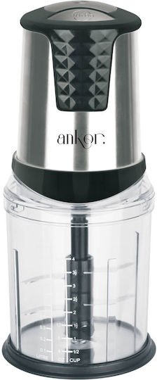Ankor Mini Tocător Multi 550W Cu Recipient 1l Inox