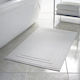 Lino Home Solid Hotel Bathroom Mat White 50x75cm