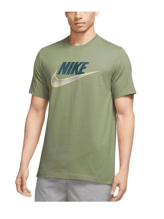 Nike Sportswear Ανδρικό T-shirt Κοντομάνικο Χακί