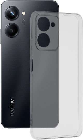 Techsuit Clear Umschlag Rückseite Silikon Transparent (Realme 10 Pro 5G)