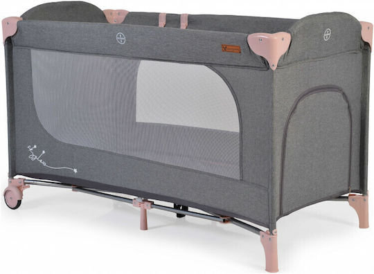 Cangaroo Skyglow Laufstall mit Matratze Rosa 125x62cm