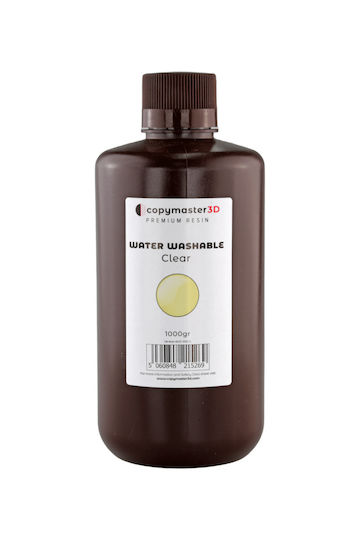 Copymaster3D Water Washable UV Universal Resin για 3D Printer Διάφανο 1000ml (CM-WW-B405-1000-CL)