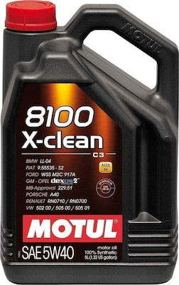 Motul Συνθετικό Λάδι Αυτοκινήτου 8100 X-Clean 5W-40 C3 5lt