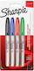 Sharpie Permanent Markers 1mm Multicolour 4pcs